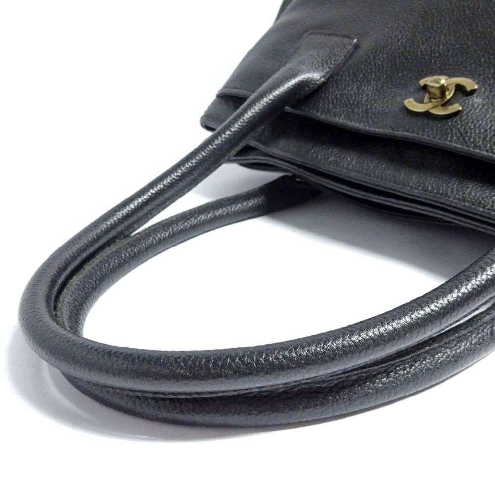 Chanel Caviar Skin Executive Tote Bag Black - Picture 6 of 12